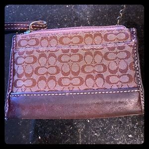 Coach keychain wallet